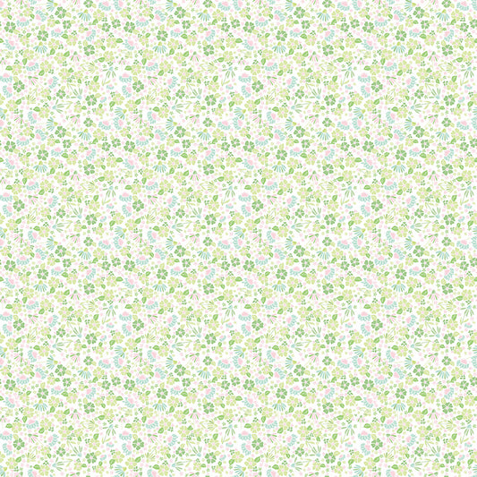 Fabric Yardage - Summer Skies and Fireflies: Garden - White