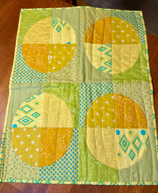 Casserole Pad - Ellipse - Chartreuse