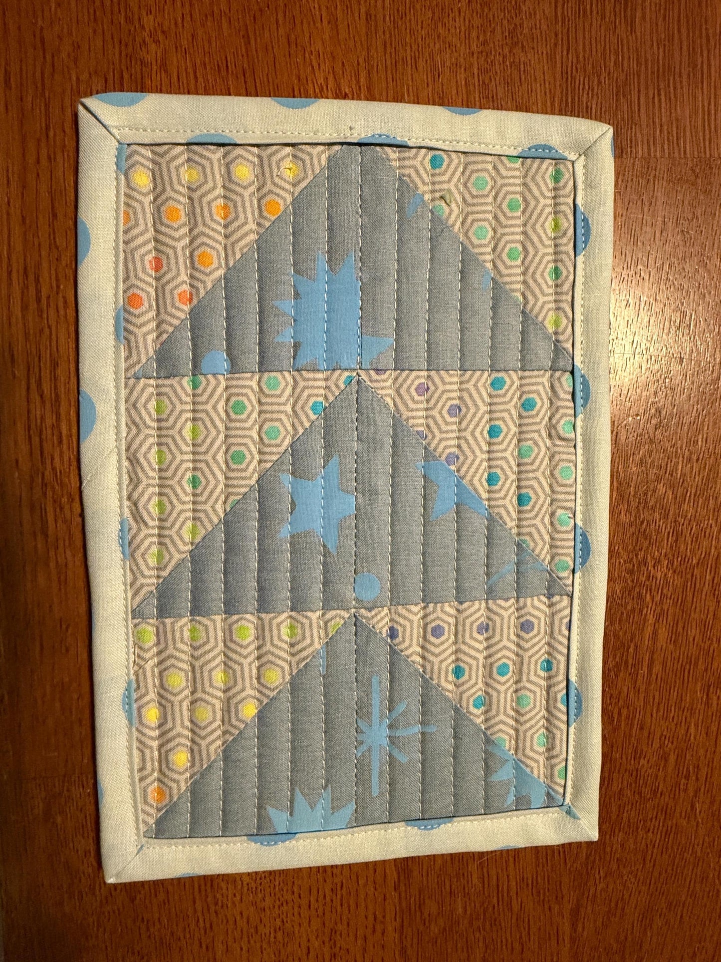 Tea Service/Mug Rug - Geese Blue/Grey