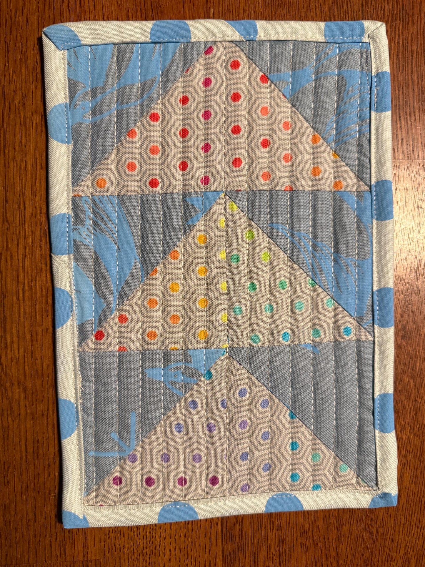 Tea Service/Mug Rug - Geese Grey/Blue