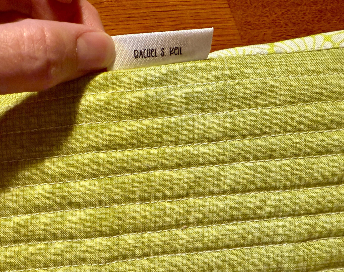 Tea Service/Mug Rug - Geese Chartreuse/Green