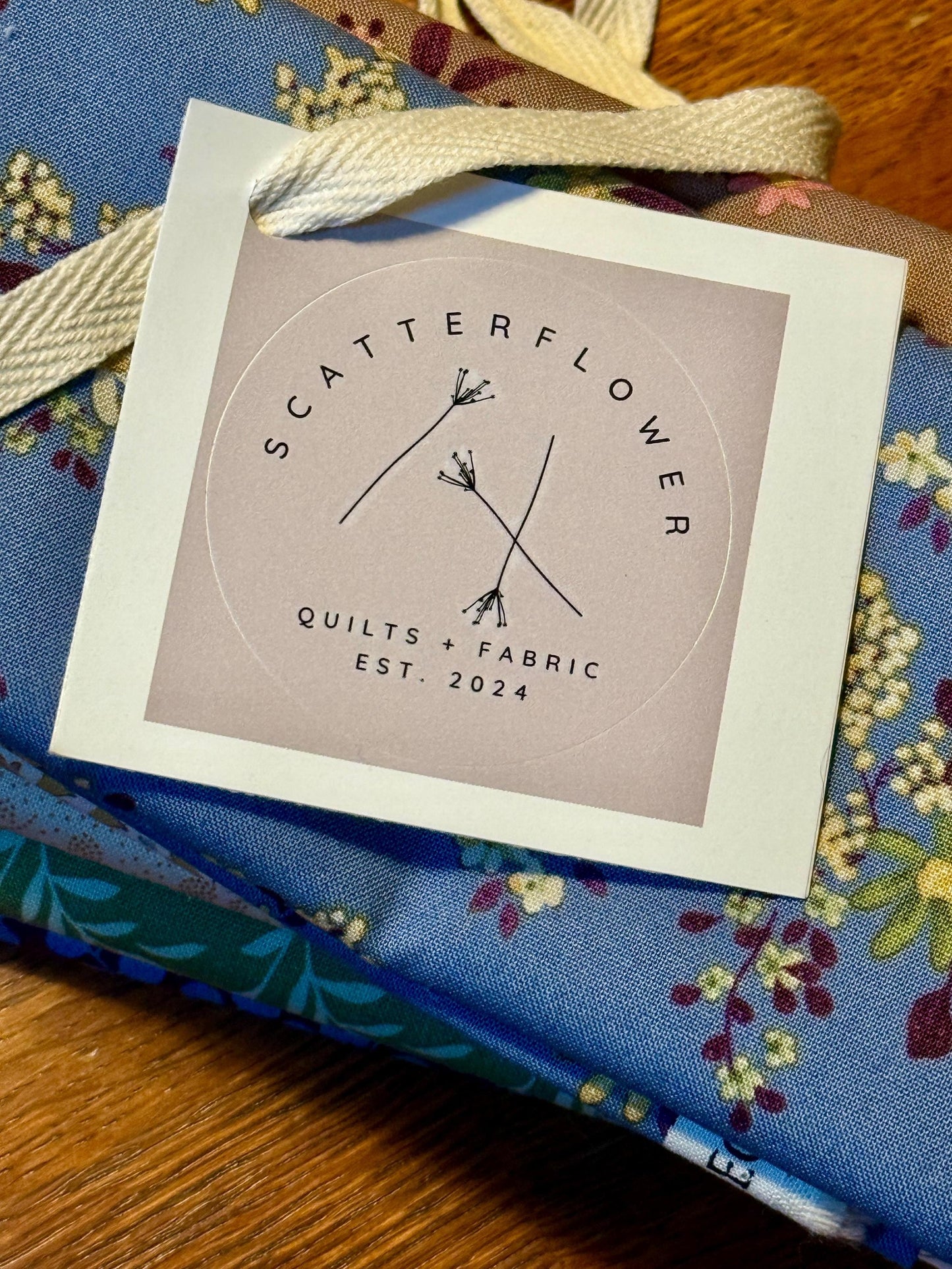 Tea Service/Mug Rug - Geese Navy/Pink