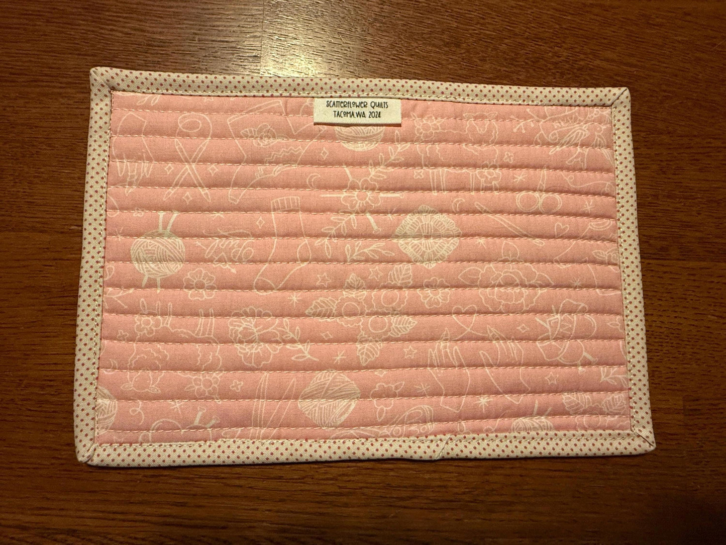 Tea Service/Mug Rug - Geese Navy/Cream