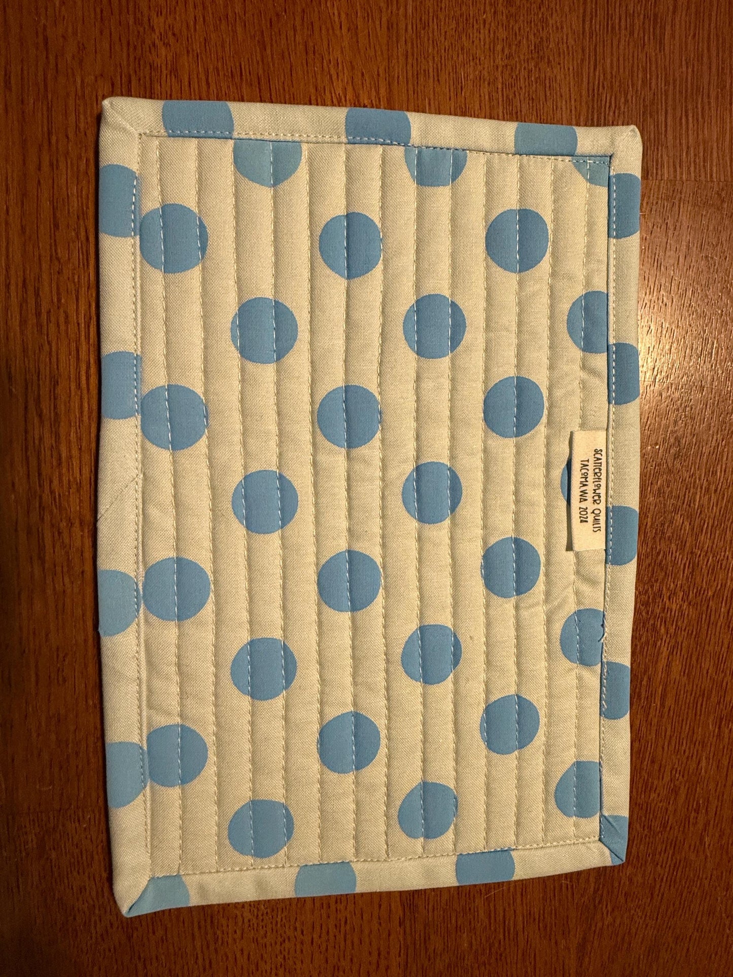 Tea Service/Mug Rug - Geese Blue/Grey